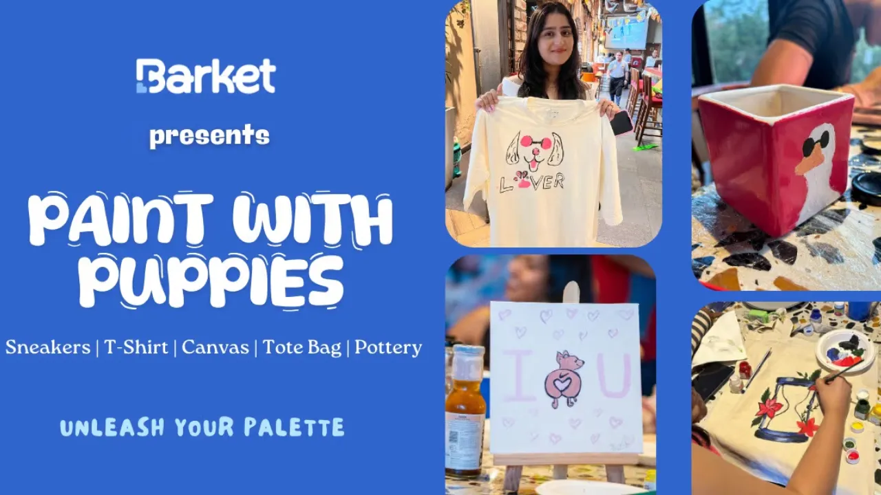 paint with puppies