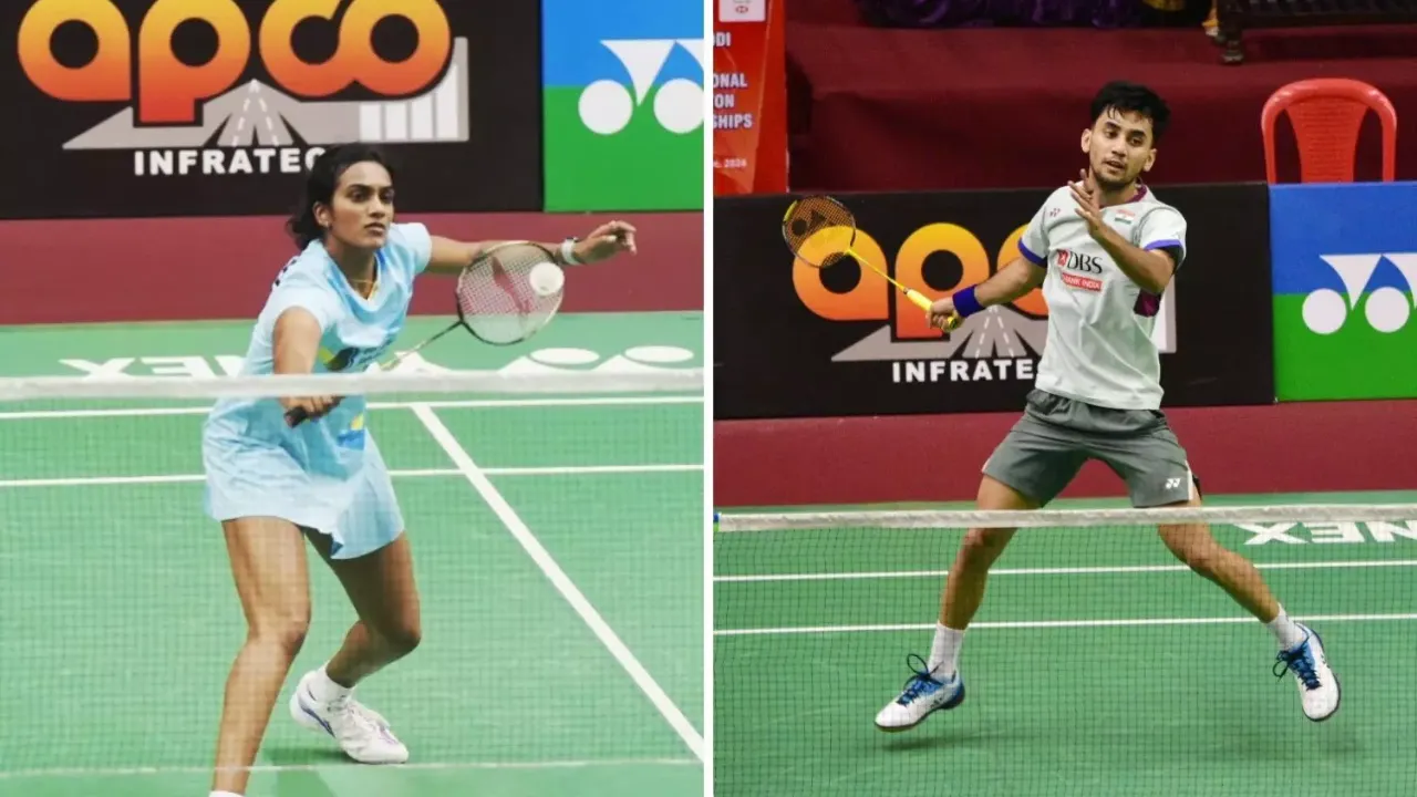 PV Sindhu and Lakshya Sen