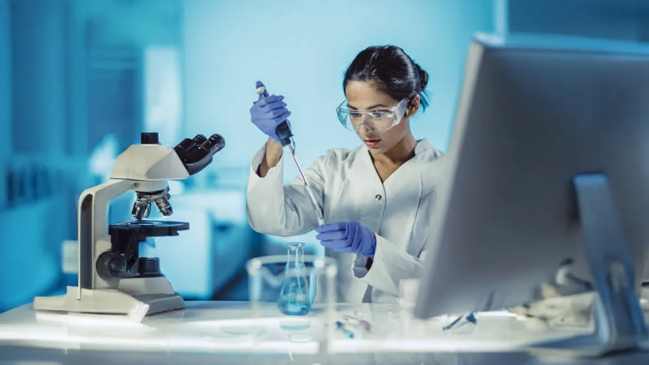 Female Indian Scientist 