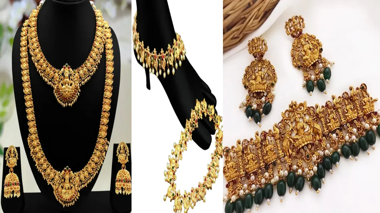 Affordable Alloy Gold Temple Jewellery