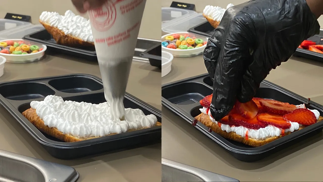 Strawberry Crossiant 