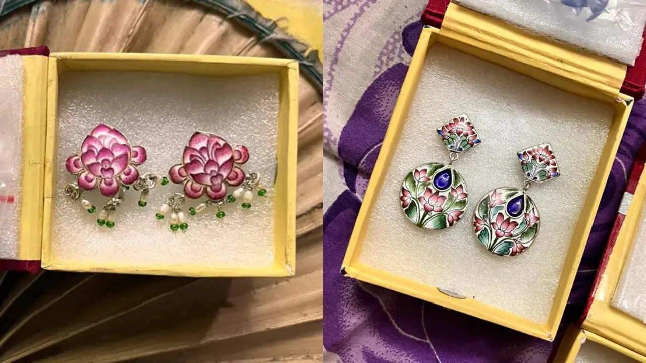 Gulabi Meenakari