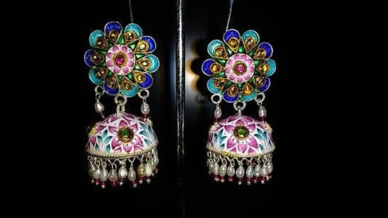 Banarasi Gulabi Meenakari
