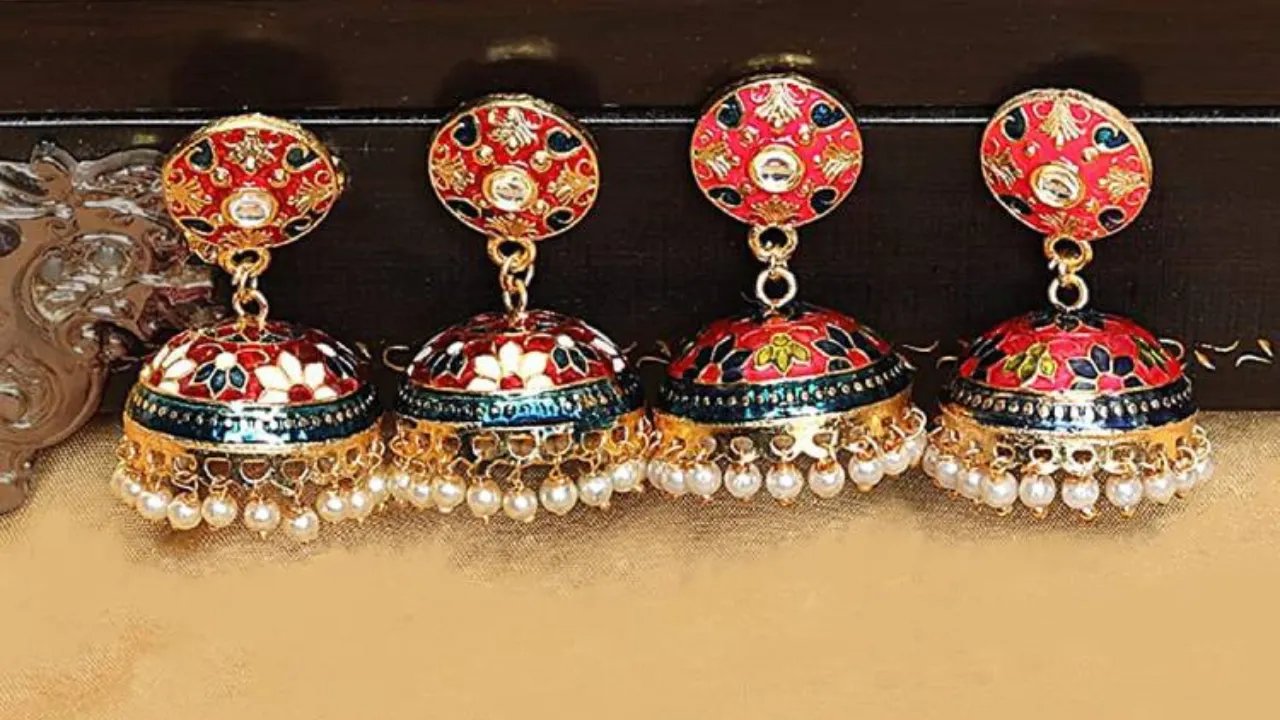 Gulabi Meenakari