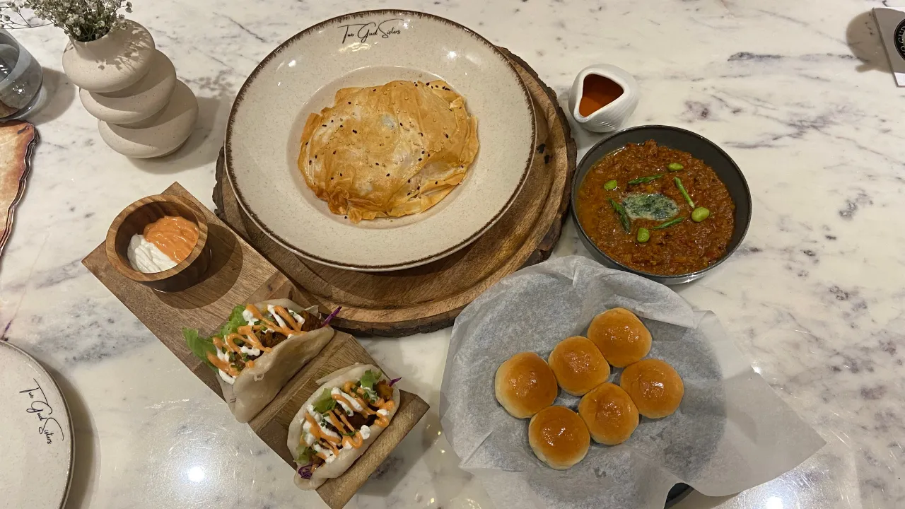 Two Gud Sisters Menu