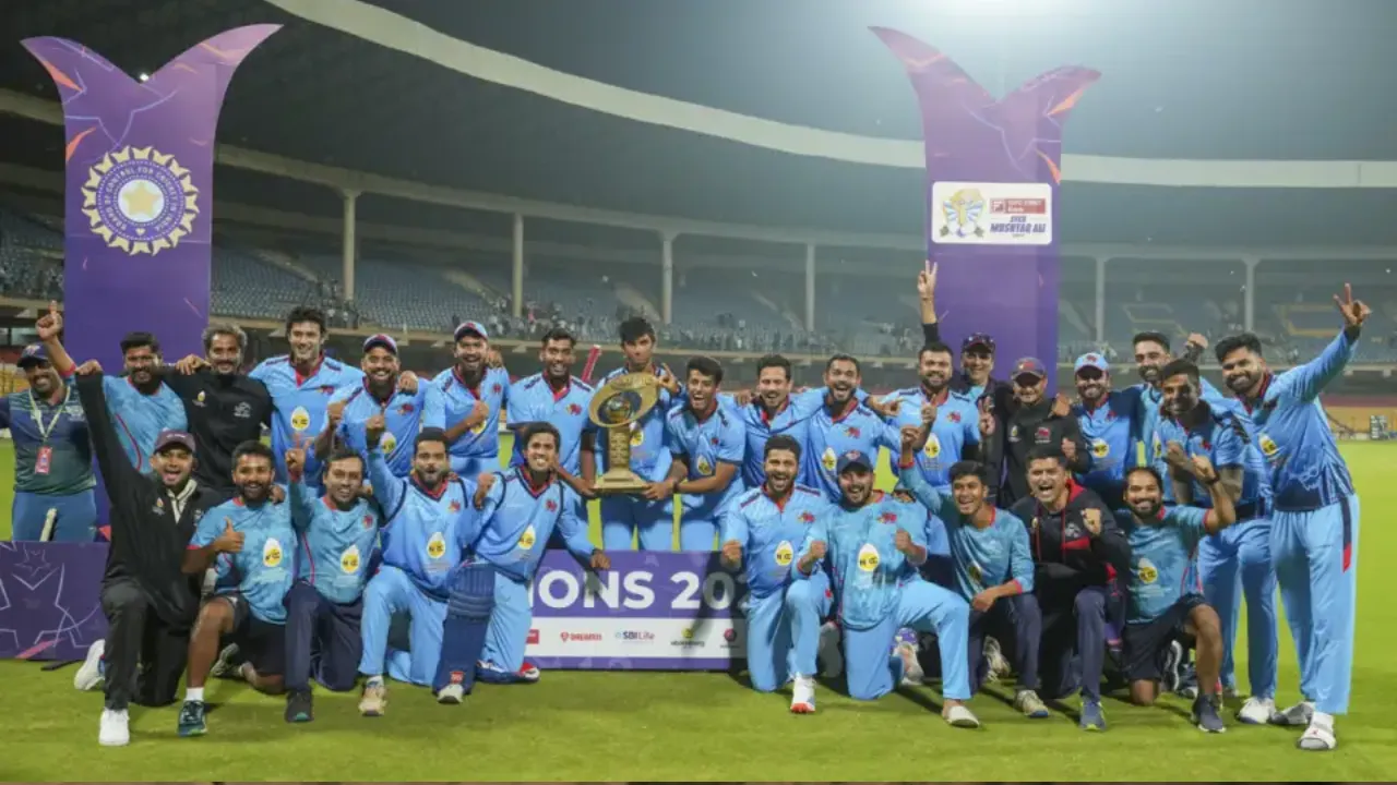 Syed Mushtaq Ali Trophy 2024 winners 