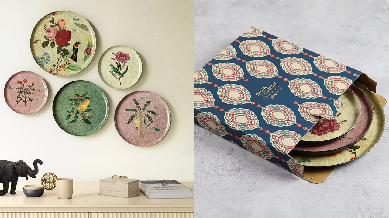 Wall Decor Plates Set by India Circus