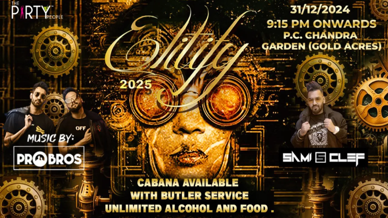 Elitify Premium NYE 2025 at Kolkata