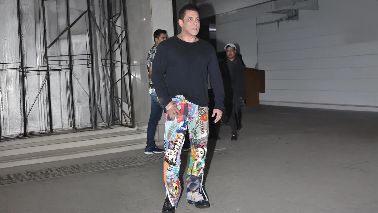 Salman Khan unique jeans 
