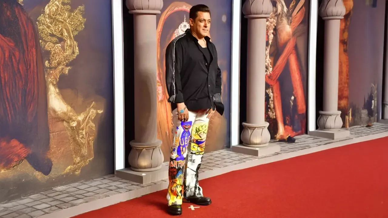 Salman Khan printed jeans