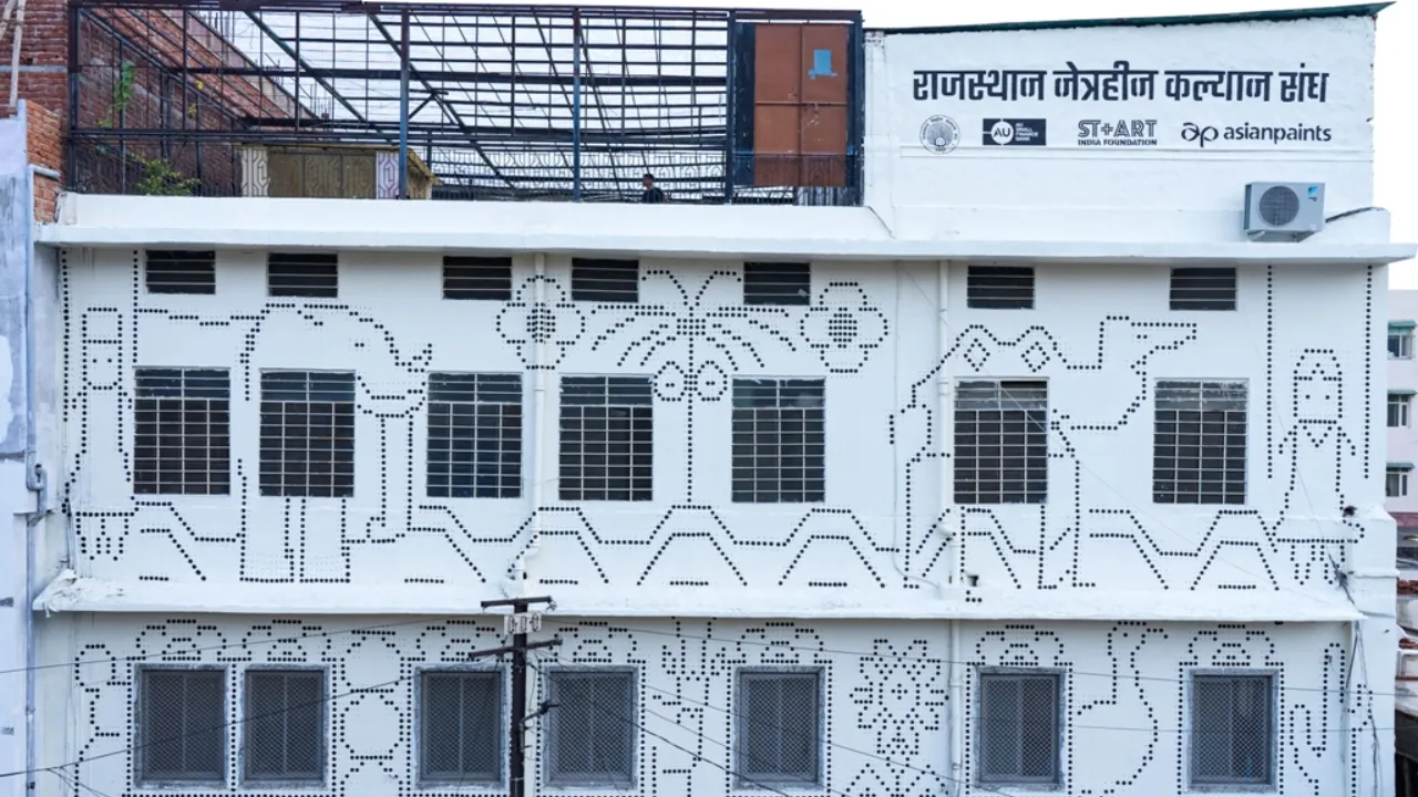 OUTDOOR MURAL OF PROJECT SPARSH 