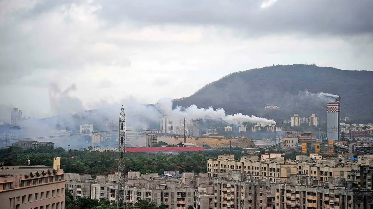 POLLUTION IN MIRA BHAYANDAR FROM BUILDINGS 