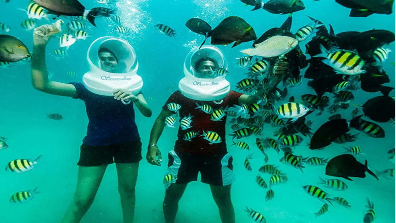 Undersea Walking in andaman submarine ride Andaman