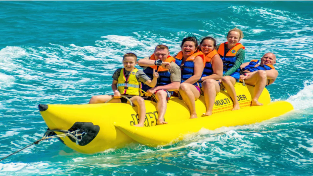 Banana Boat Ride in andaman