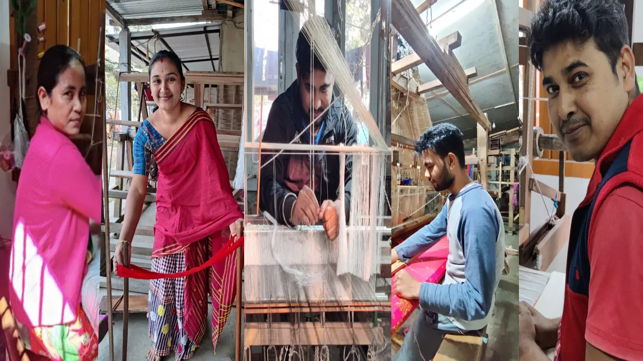  traditional weaving artisans in Assam Guwahati