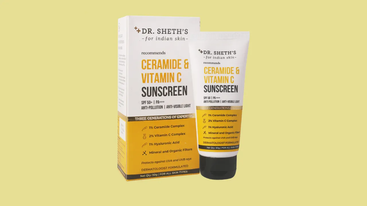 Ceramide & Vitamin C Sunscreen by Dr. Sheth's