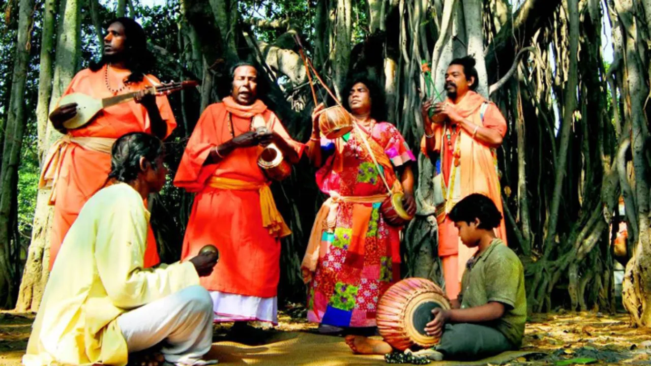 Baul music in Shantiniketan