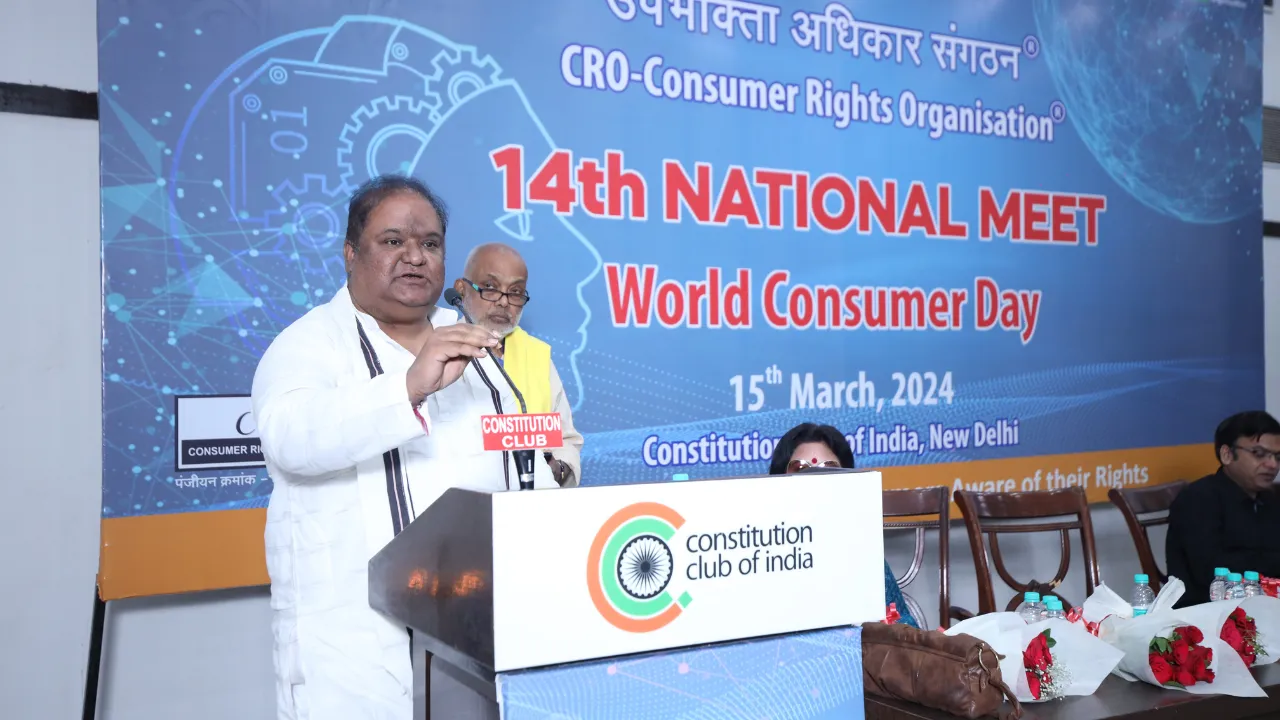 Naveen Sharma, National President and Co-founder of Consumer Rights Organisation