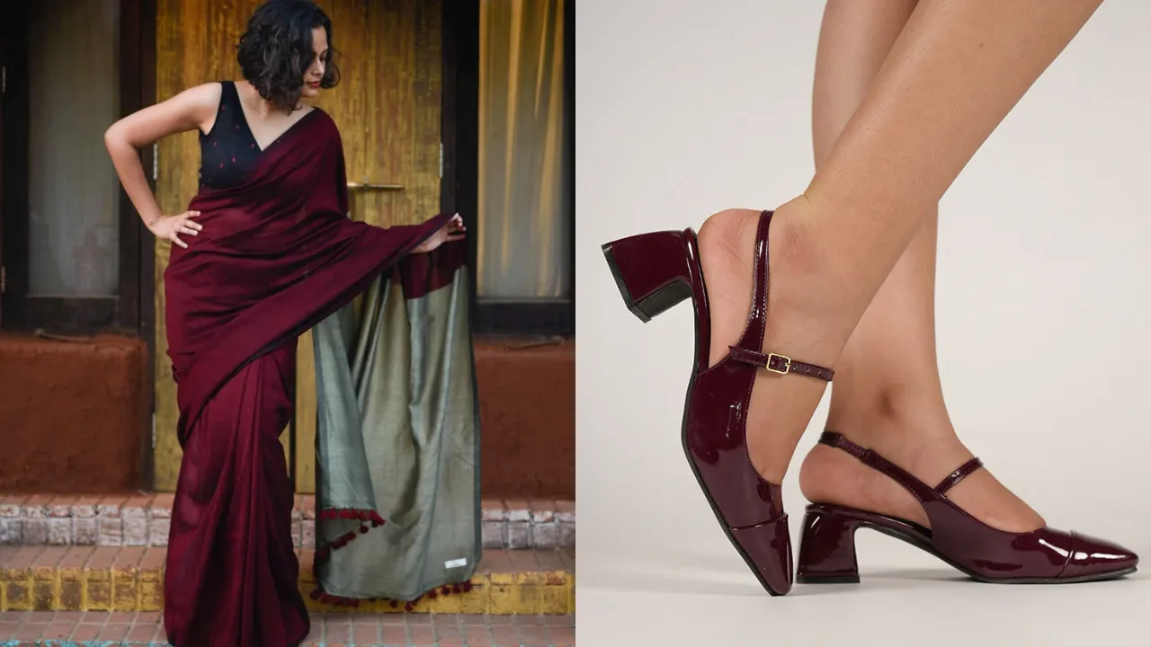 Spring colour burgundy