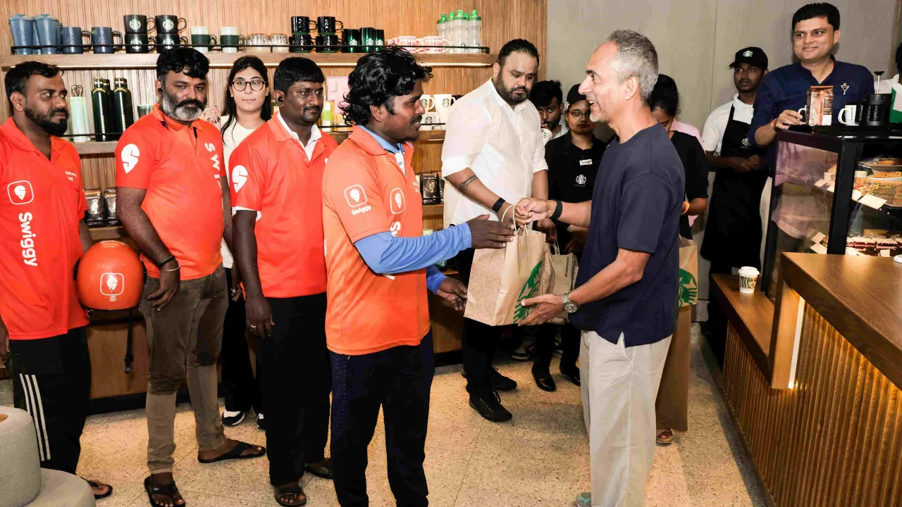 Starbucks and Swiggy