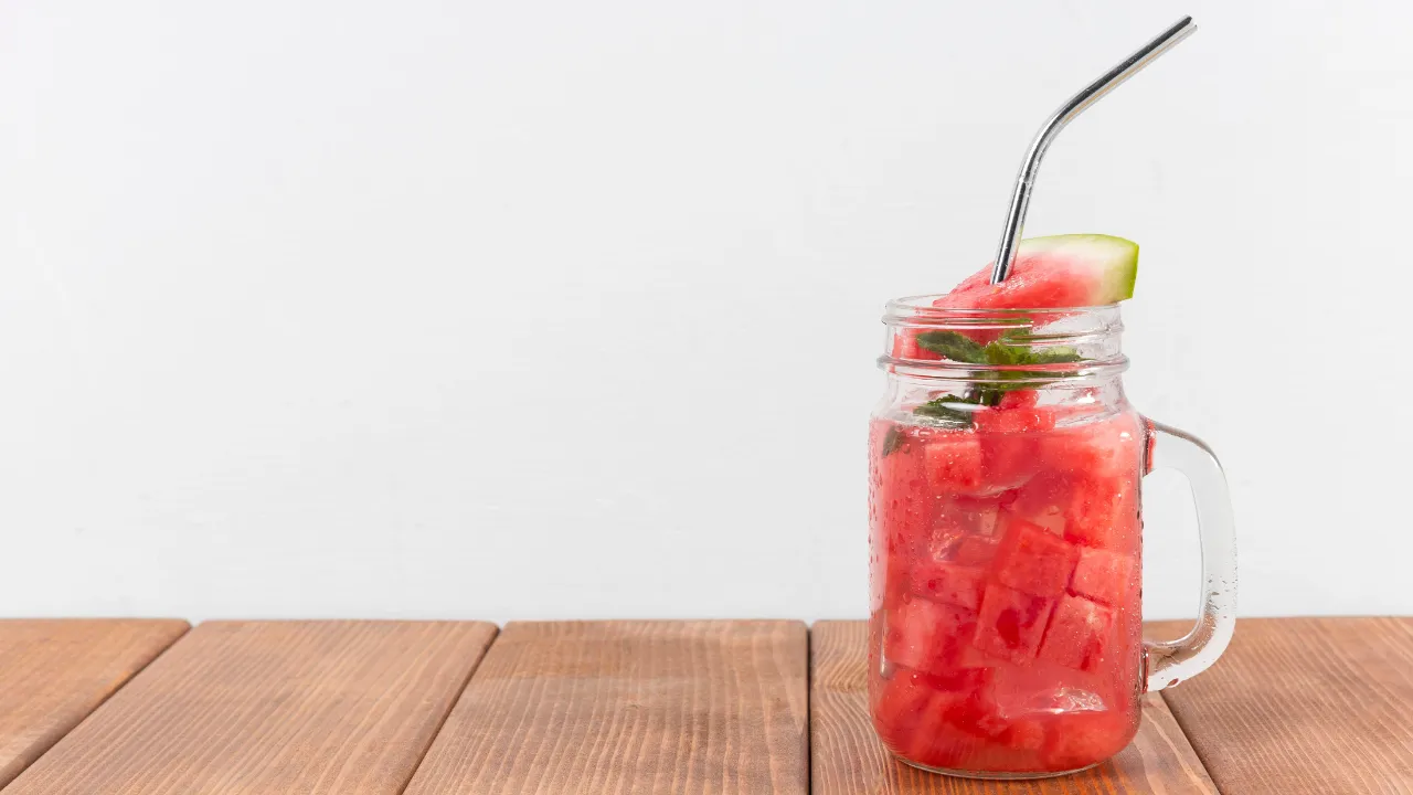 Basil & Watermelon Iced Tea