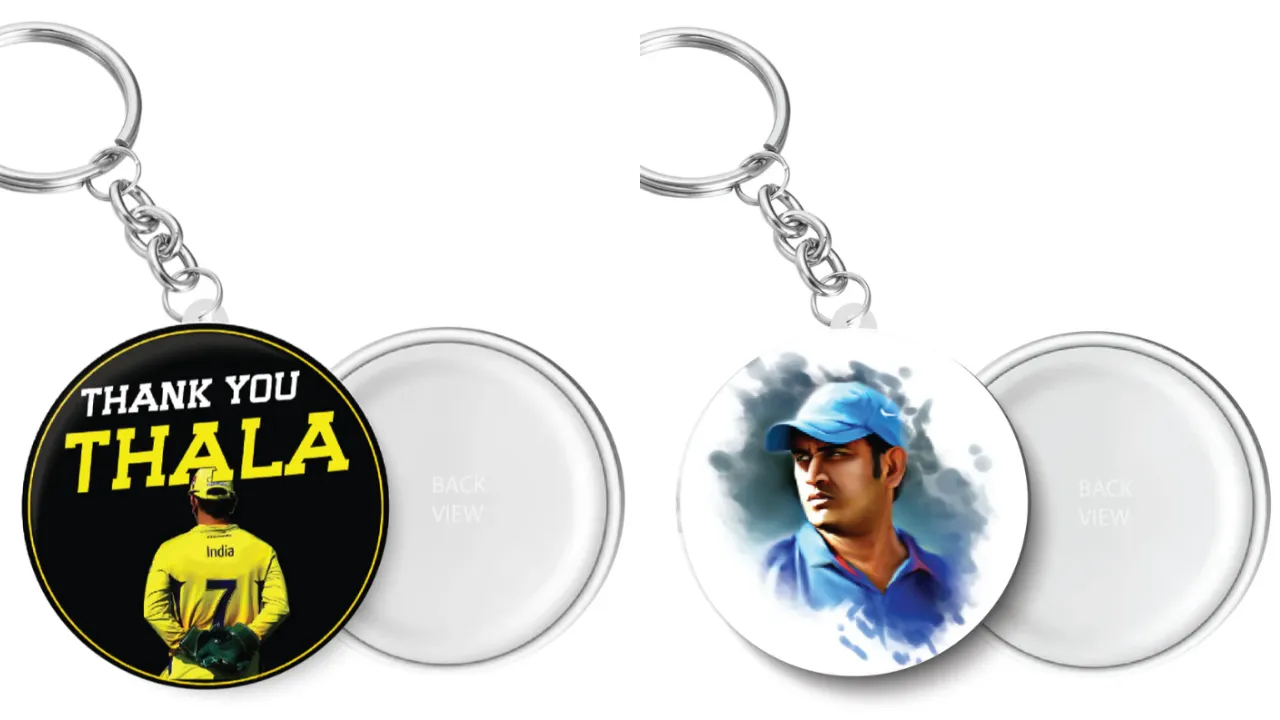 MS Dhoni Keychains