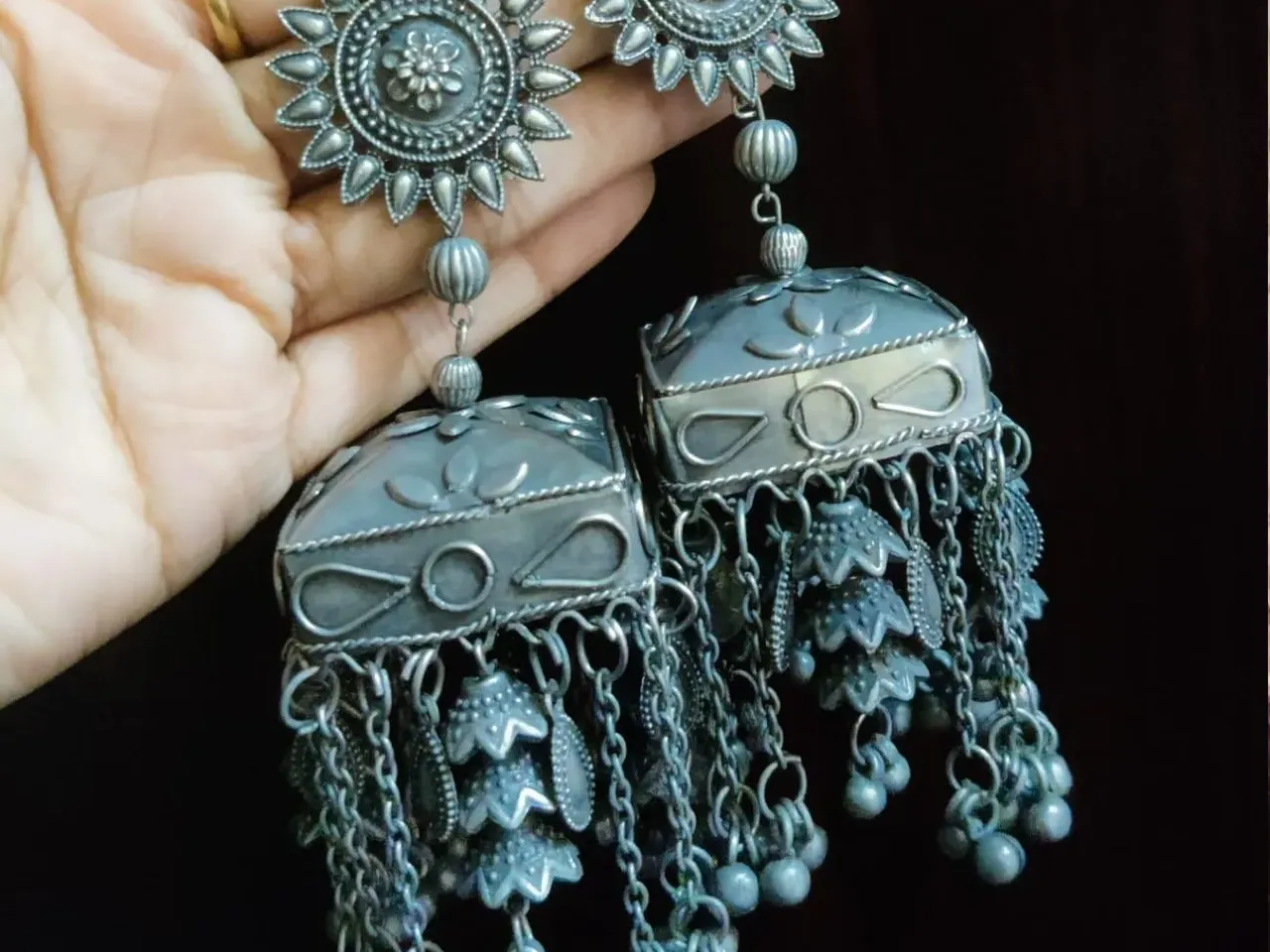 Light Weight Jhumkas