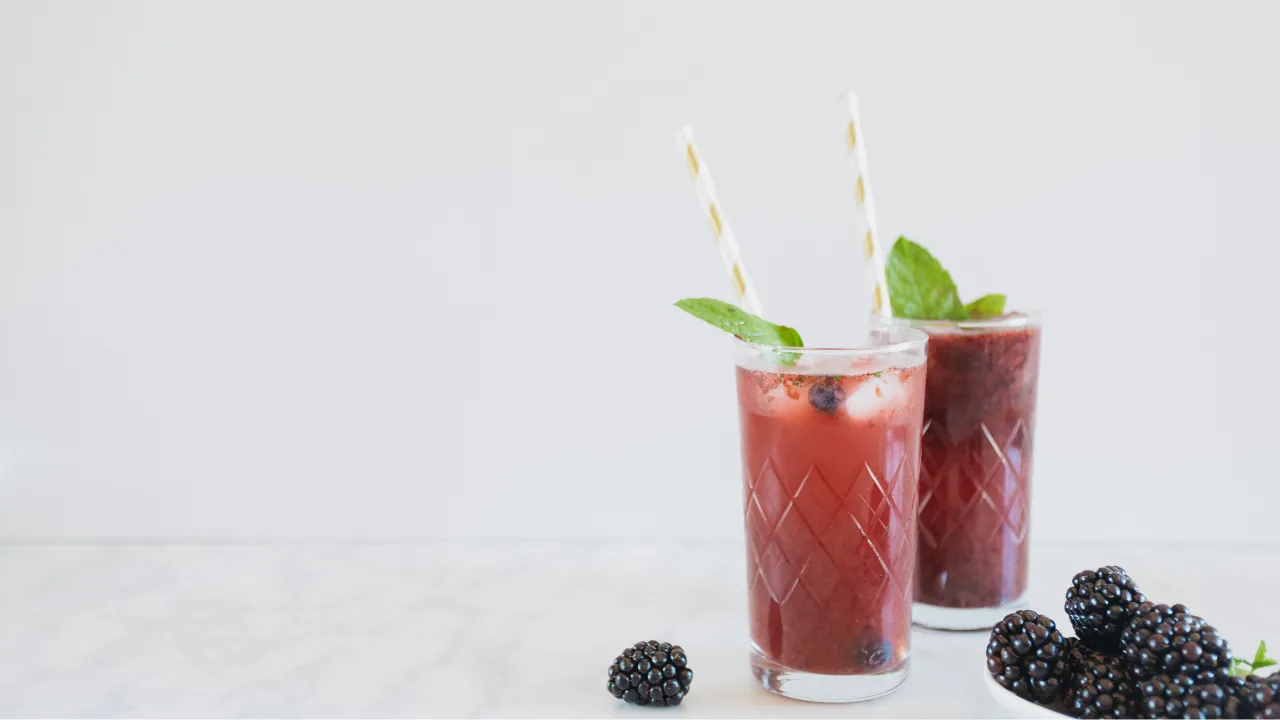 Blackberry & Mint Iced Tea