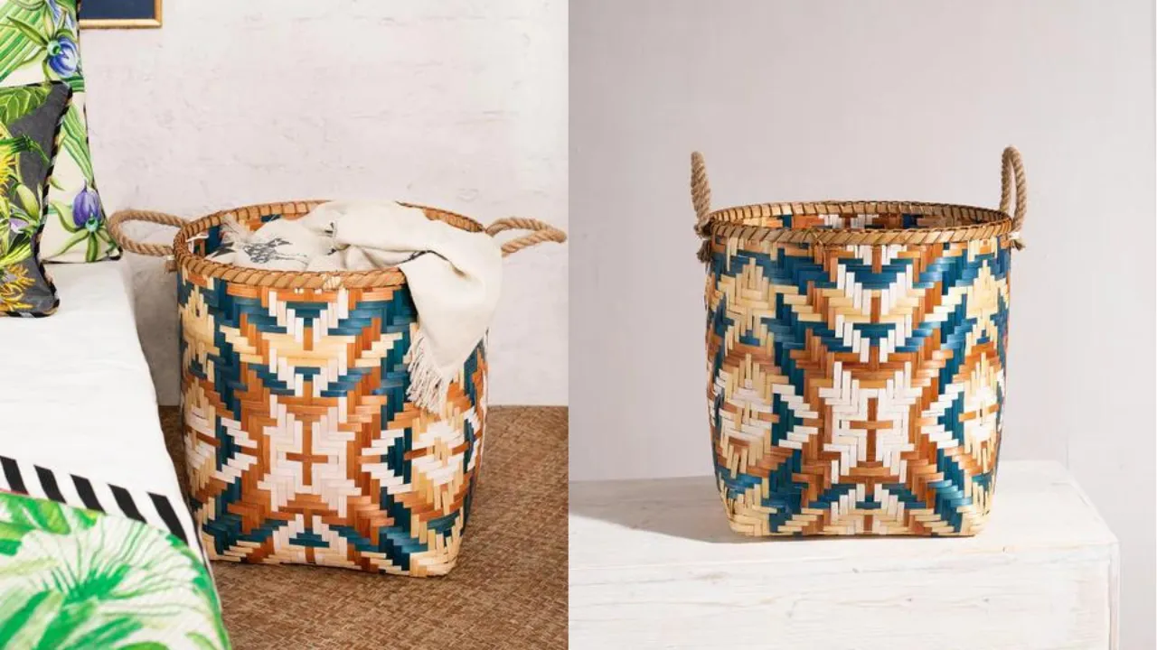 Bolga Bamboo Basket by Nicobar