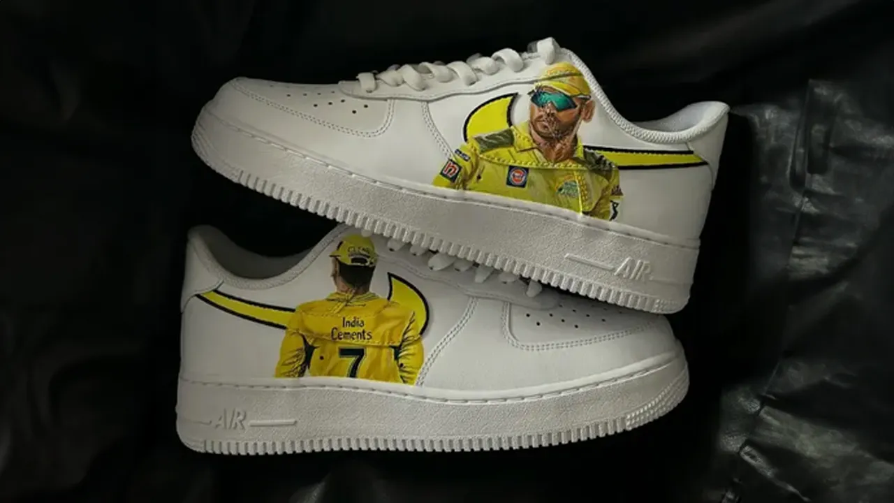 Nike Air Force 1 x MS Dhoni sneakers