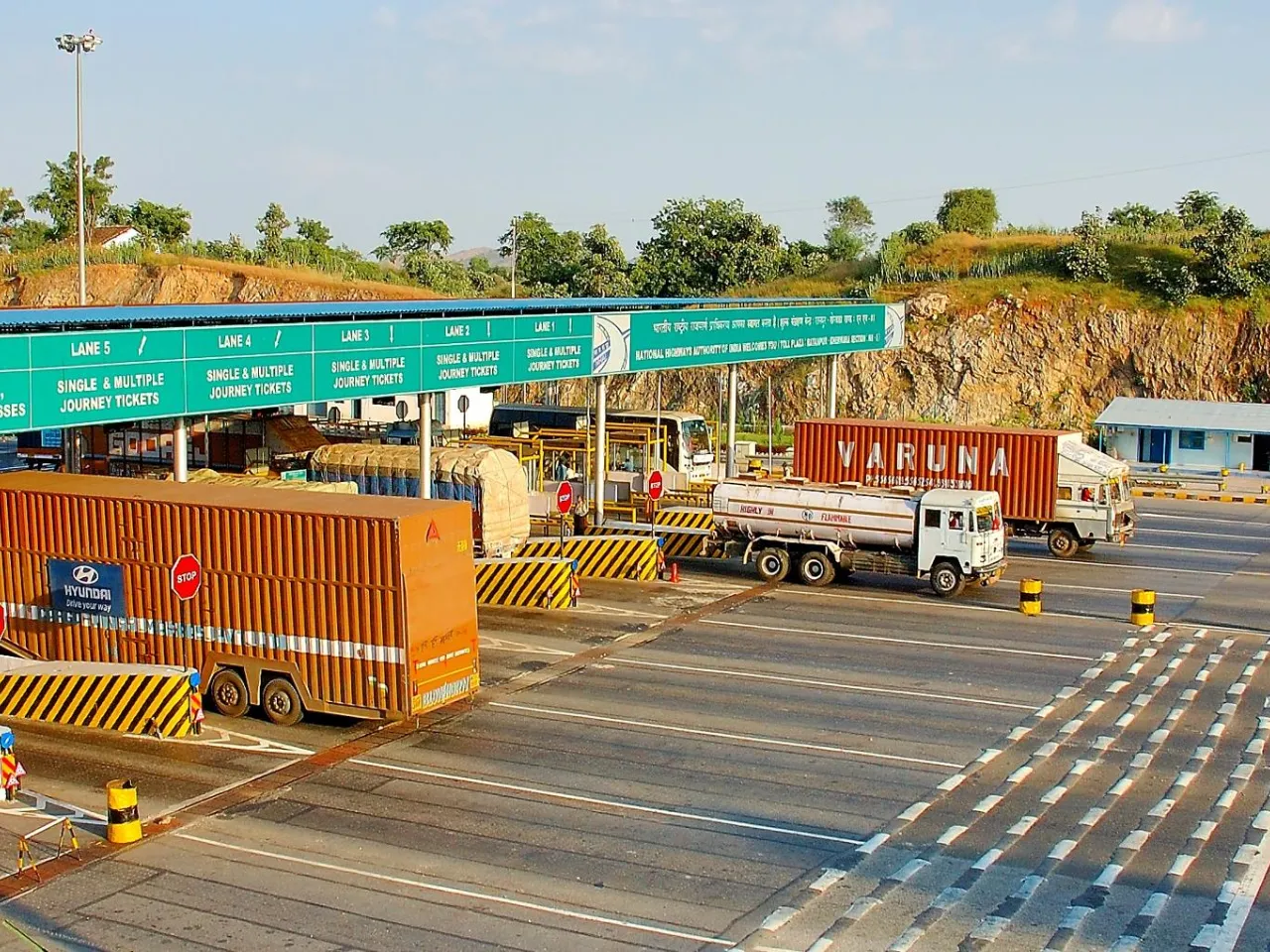 toll plaza new rates