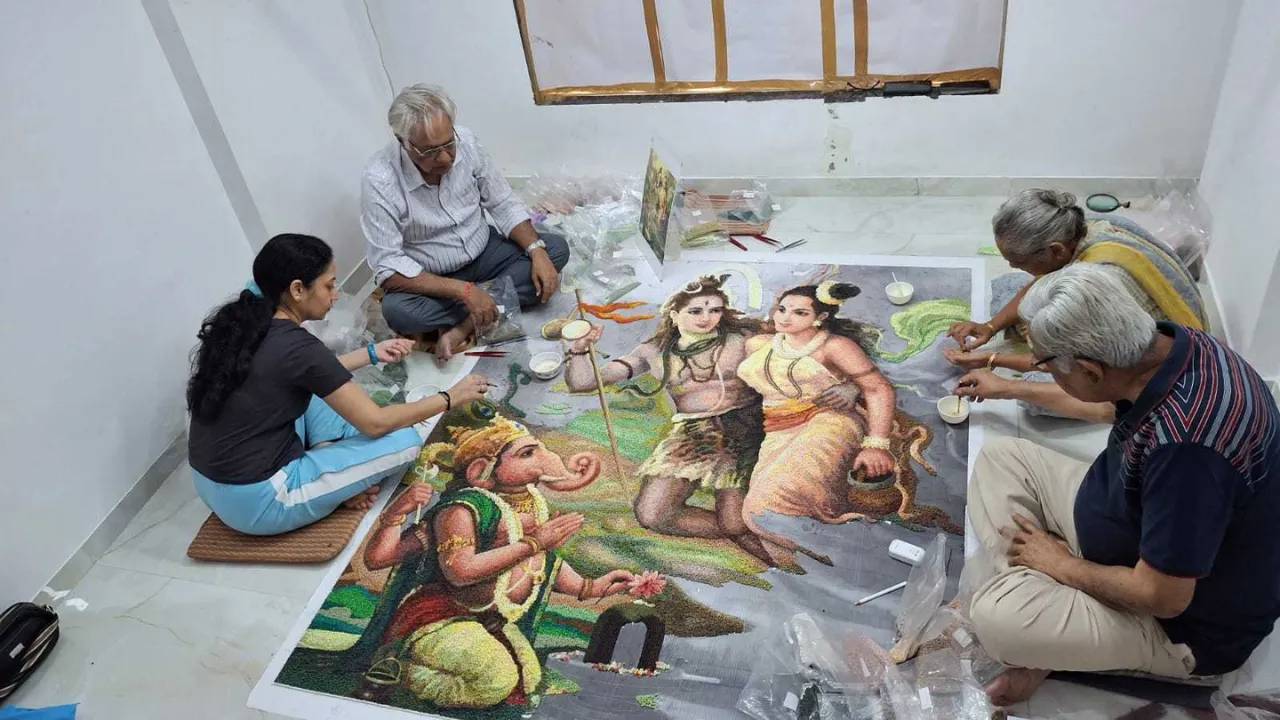 artists with sago ganpati