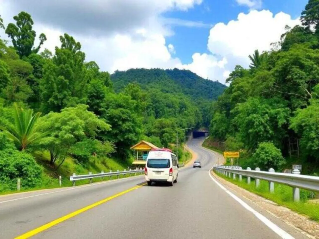 road between assam and meghalaya 