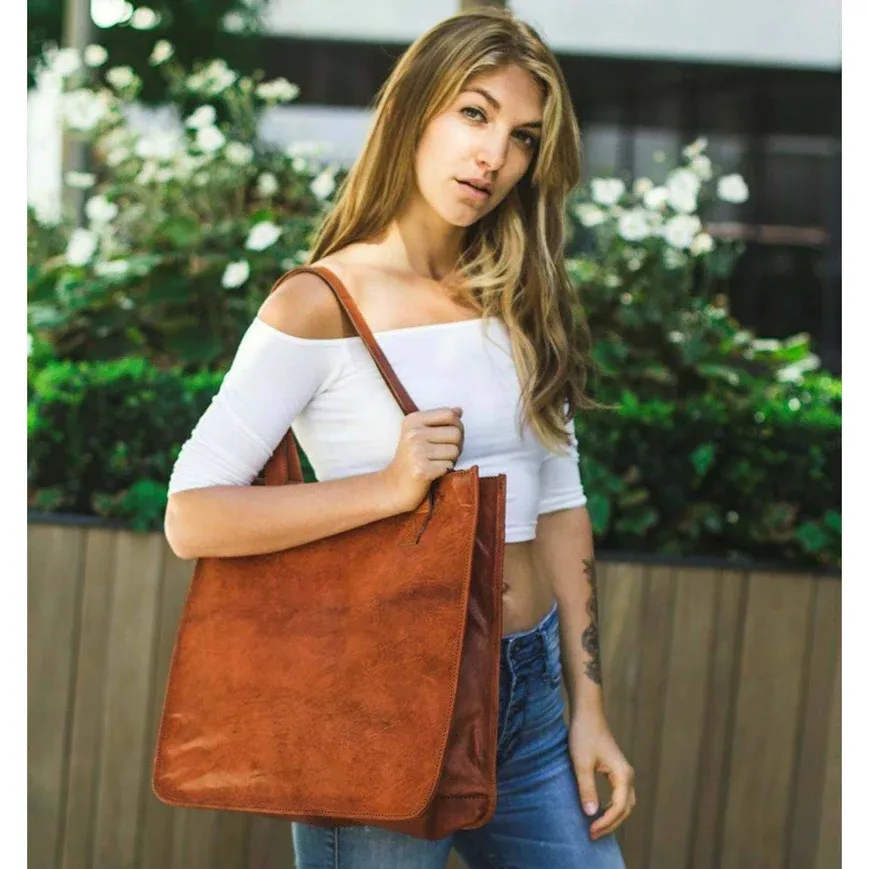 tote bag leather