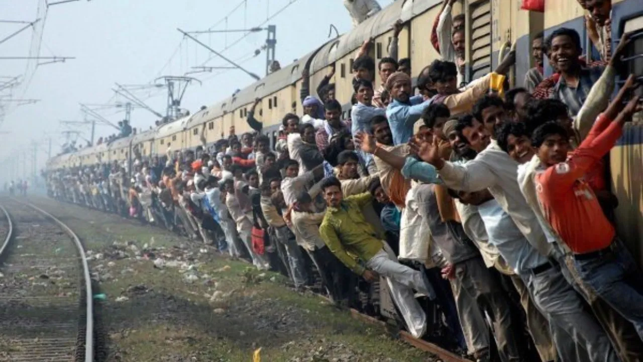 Overcrowding in trains