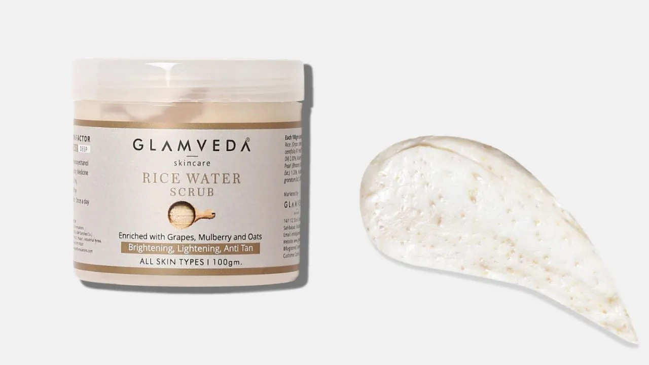 Glamveda Rice Water Brightening Scrub