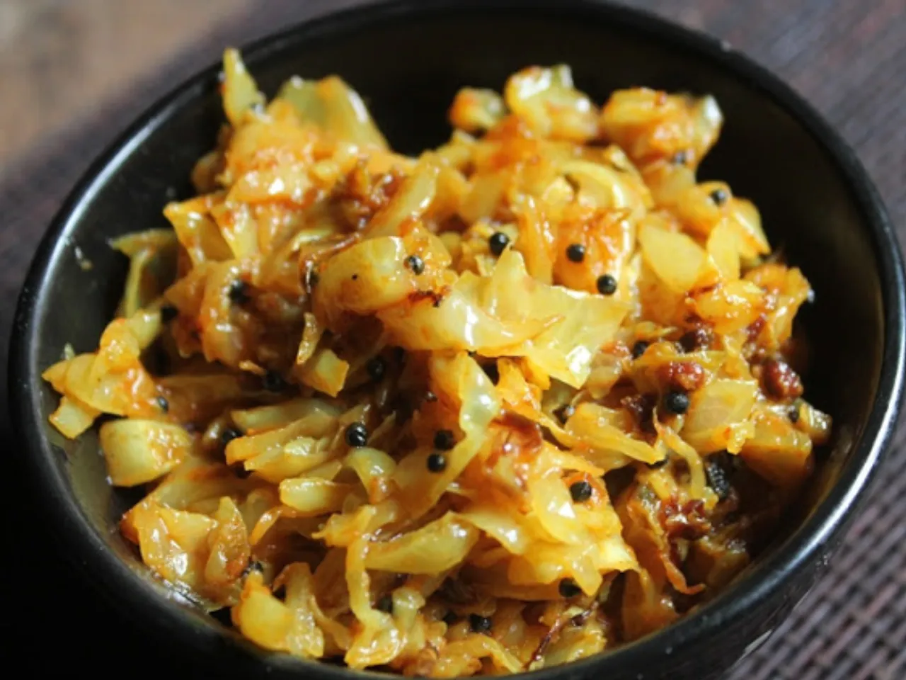 Cabbage Poriyal