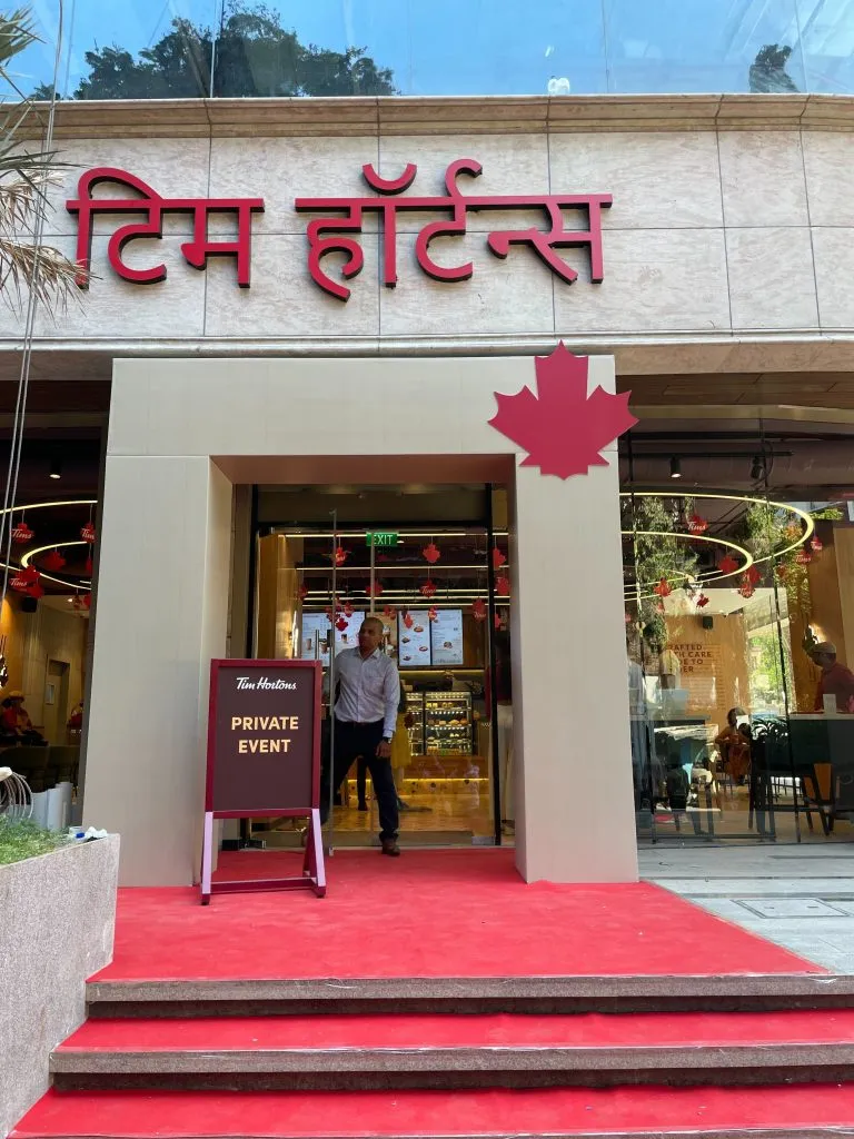 Tim Hortons is Now Open in Mumbai, India