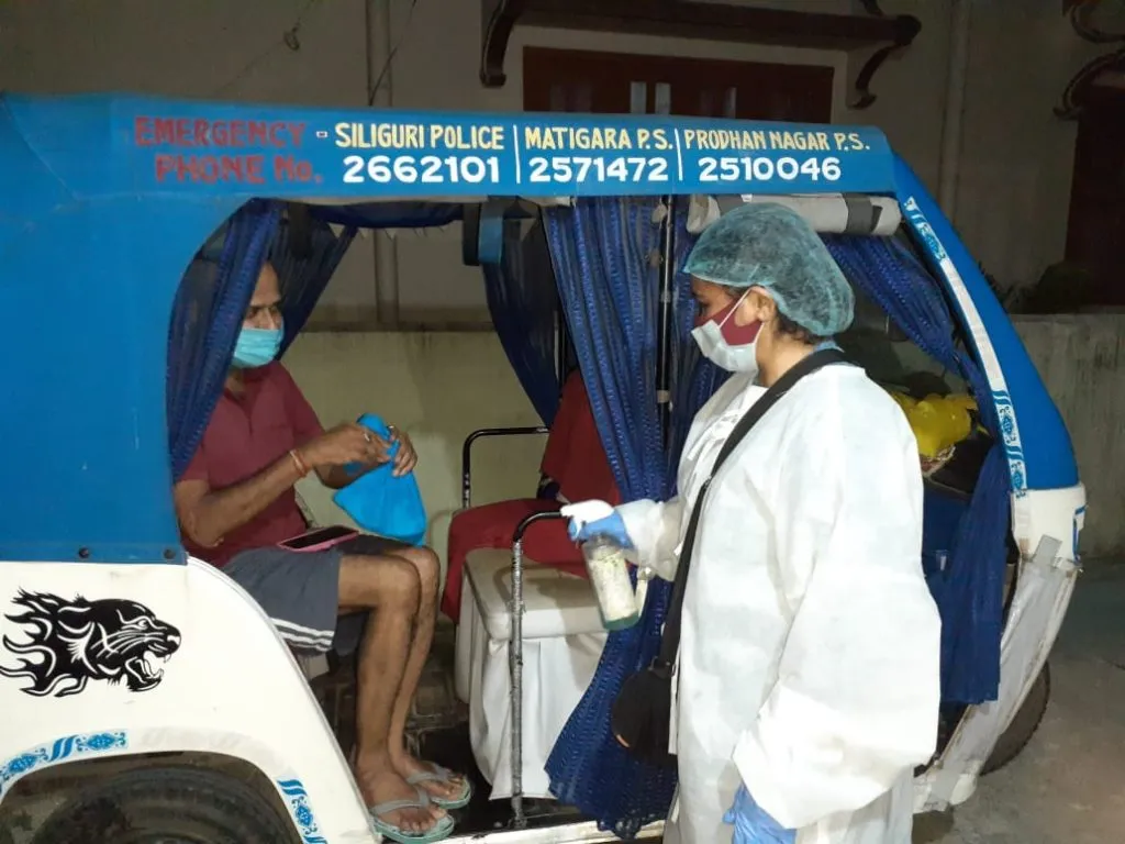 Siliguri's first women E-Rickshaw driver