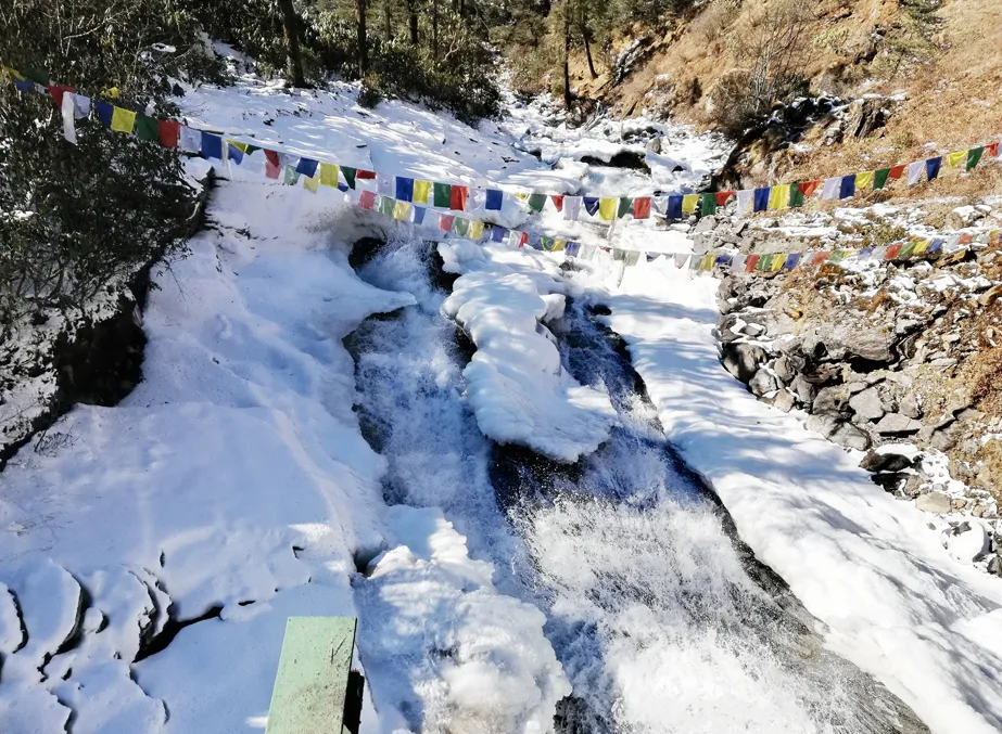 snow in India