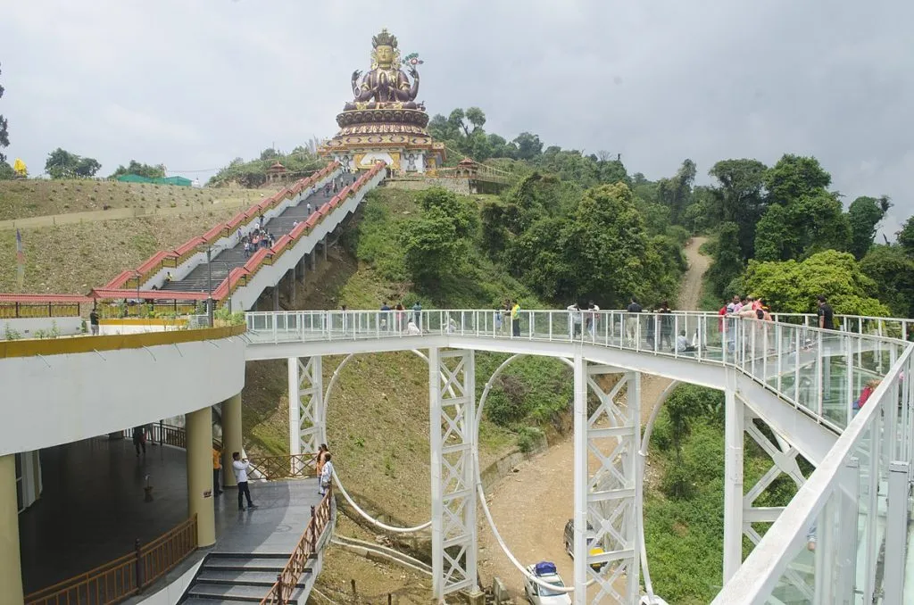 glass skywalk in sikkim