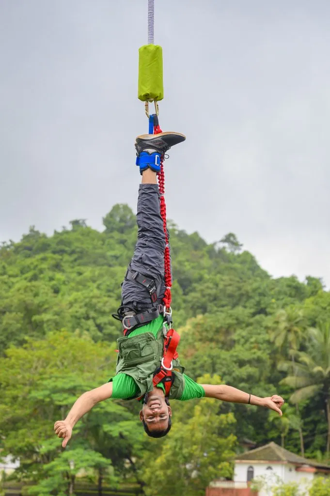  thrill with Bungee jumping!