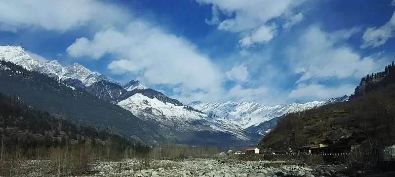 snow in India