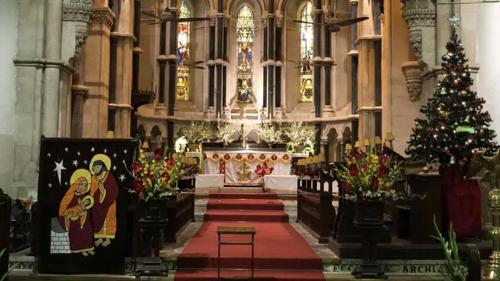 Christmas mass in Mumbai