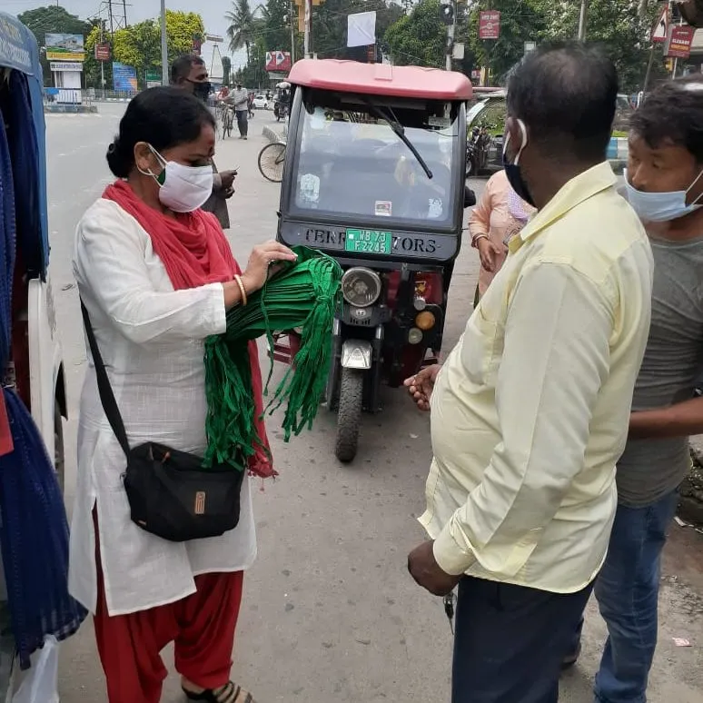 Siliguri's first women E-Rickshaw driver