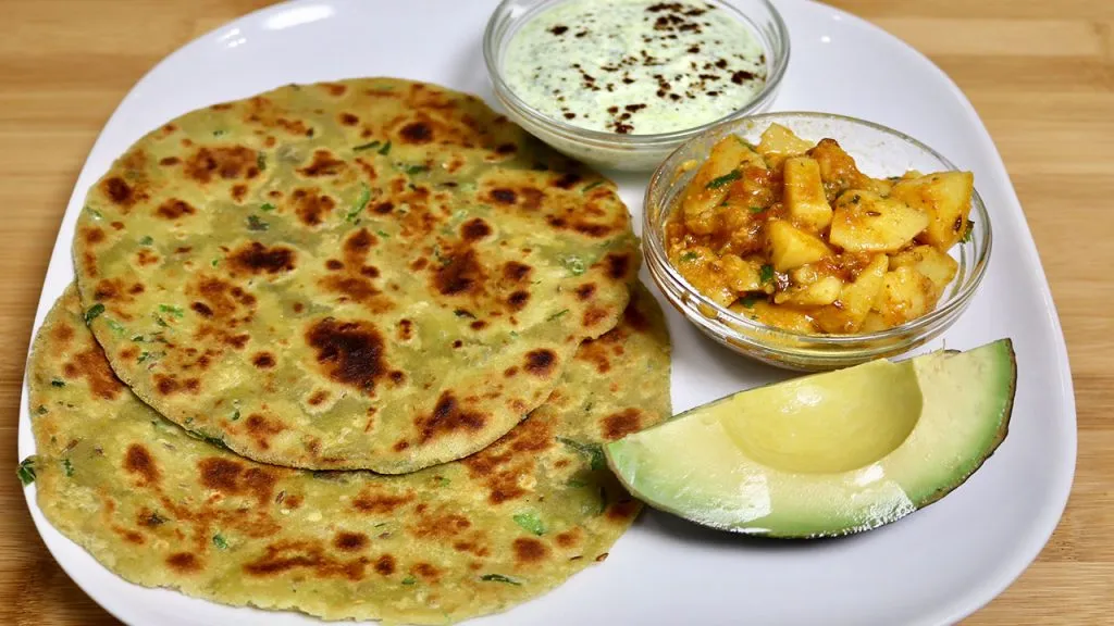 avocado paratha