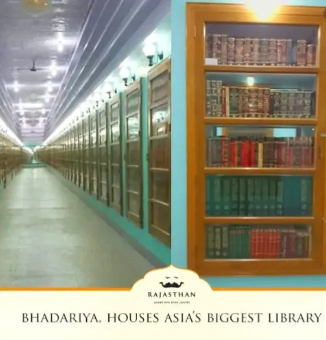 biggest library is in Rajasthan