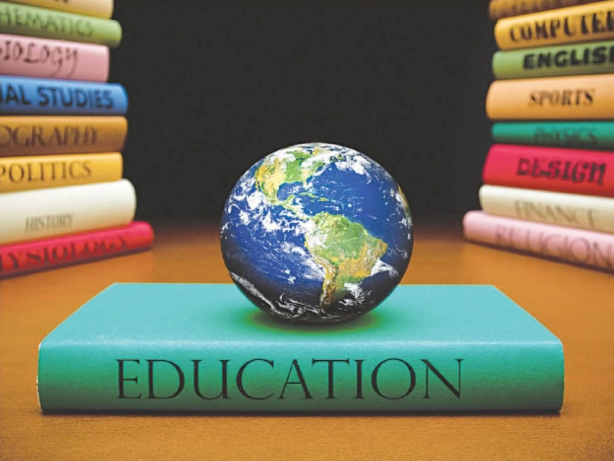 Earth Kept on Book Named Education