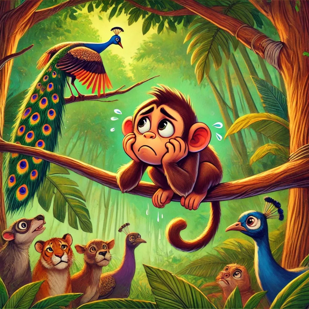 Jungle Story Bablu Monkey Regret