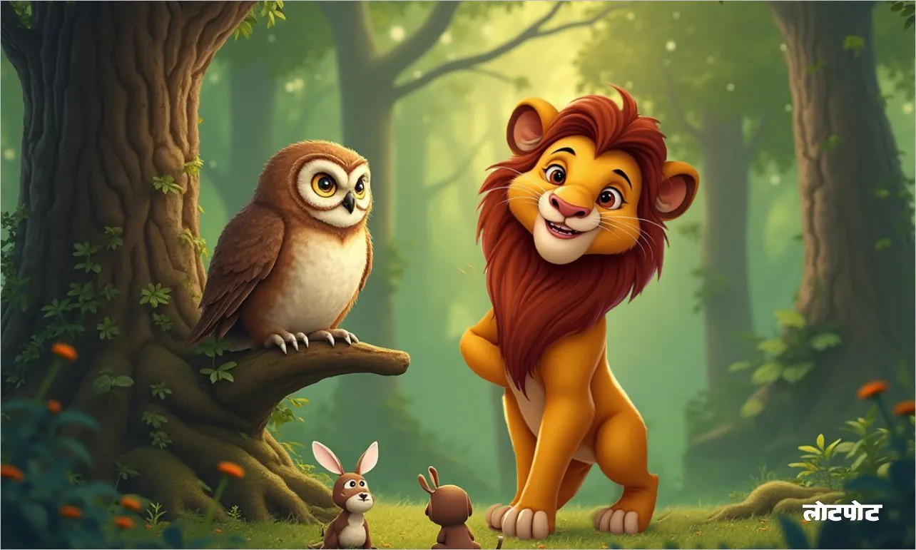 Interesting story of the jungle  The lion breath has disappeared